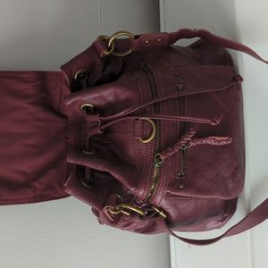 SAK Mariposa leather convertable backpack
